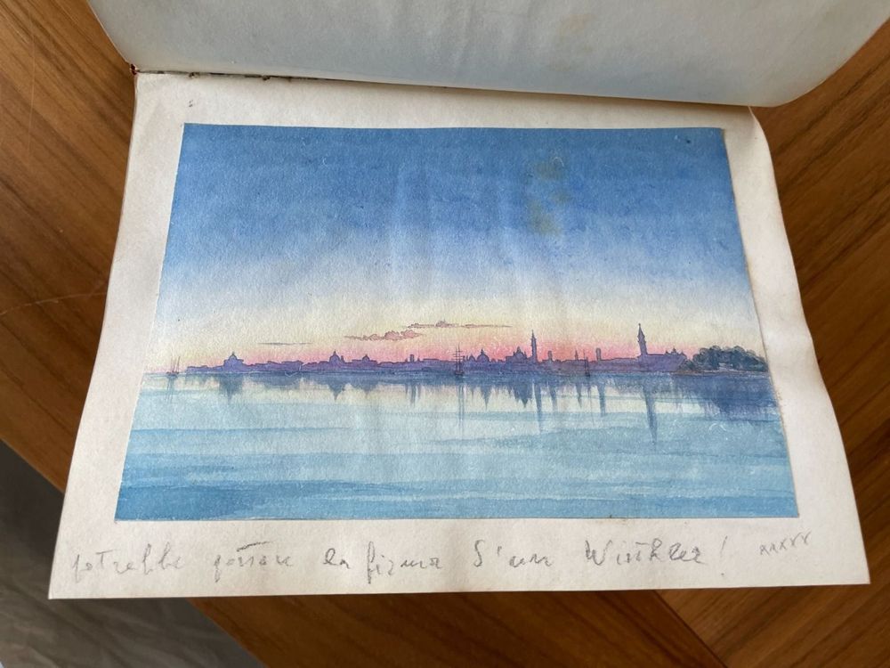 Livres: Unikat Antik Buch einmalige Aquarelle – D'occasion à Zürich par donra 6