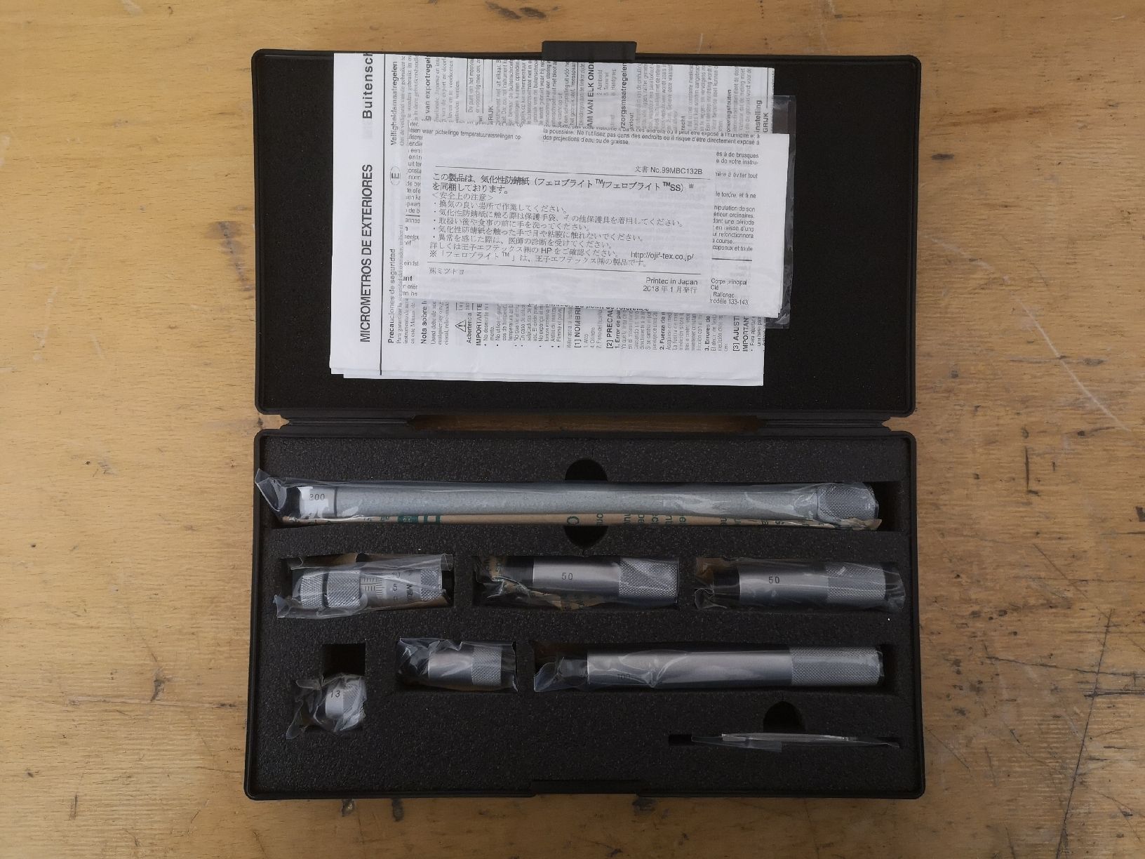 Mitutoyo Misurare: Innenmikrometer 50-500mm – Nuovo e nell'imballaggio originale da Berg (Dägerlen) venduto da SCH.B.