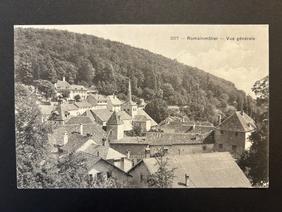 Ansichtskarten: Romainmôtier VD – Gebraucht aus Fanas von Alessio11