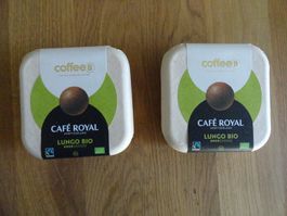 2 x CoffeeB Cafe Royal Lungo Bio - Total 18 Coffee Balls
