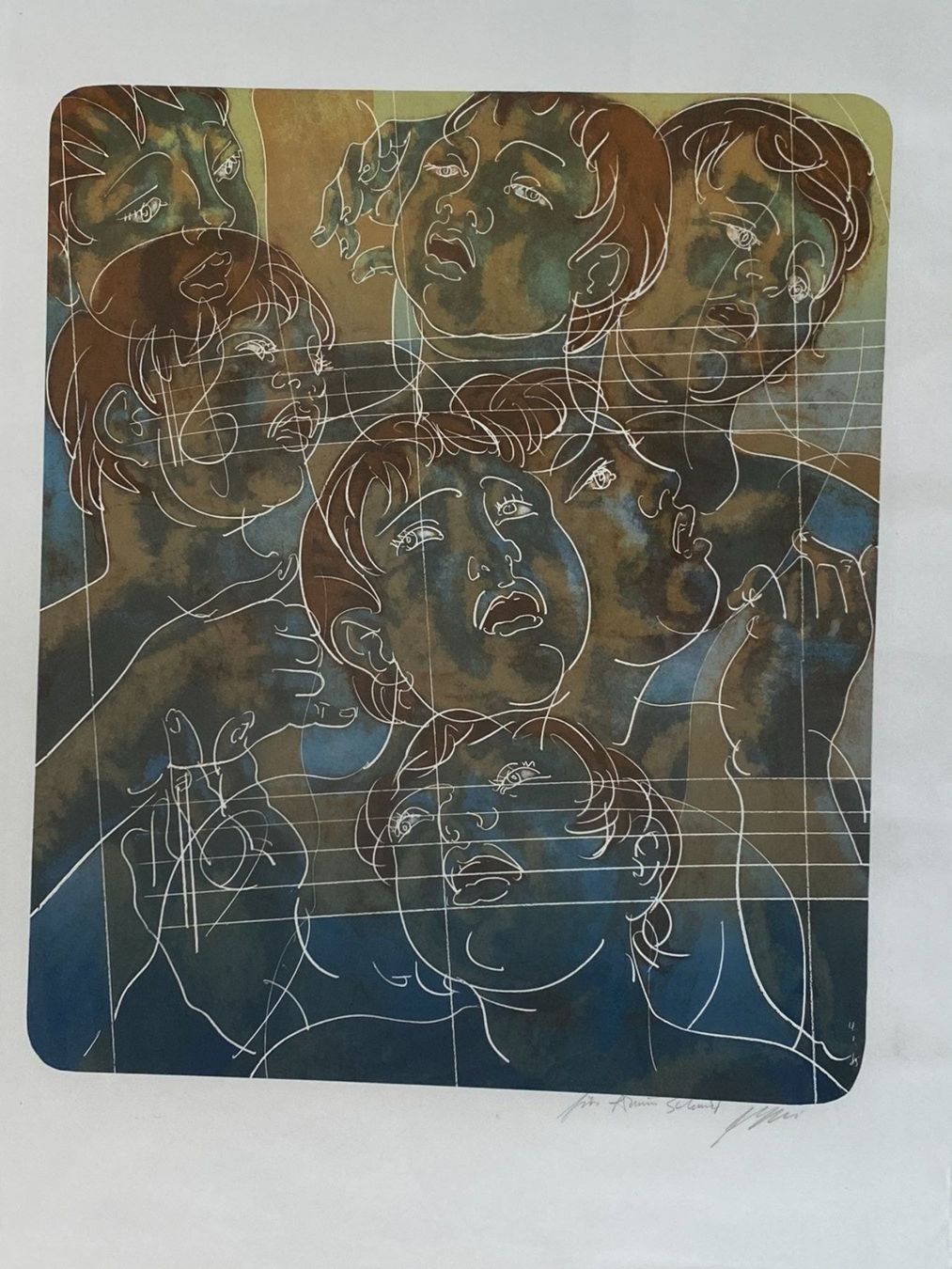 Grafica & Litografie: Hans Erni Original signiert Lithografie – Usato da Vaduz venduto da Unikate-Markt 5