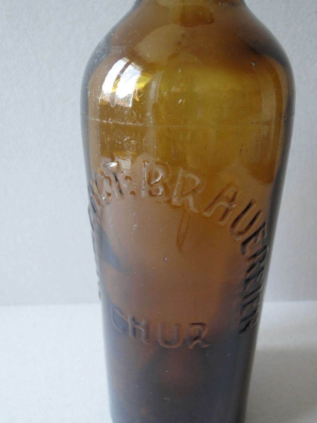 Bicchieri, Caraffe & Bottiglie: Bierflasche Rhät.Akt. Brauereien - Chur – Usato da Chur venduto da omonia 1