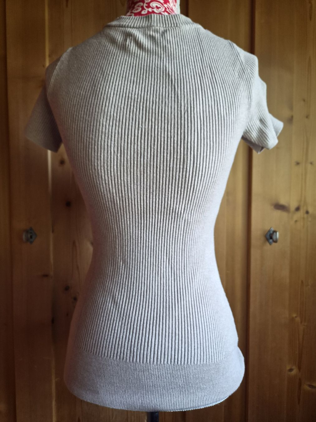 Anna Field T-shirt: Damen Pullover/ Shirt kurzarm Anna Field beige Grösse S  – Usato da Wattwil venduto da tannenmeise73 1
