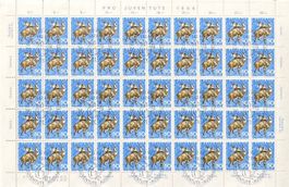 Schweiz PJ 1966 Vollbogen Gemse J196 Ersttagsstempel