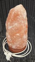 Himalaya Salzlampe Lampe Naturstein pink, wie neu.