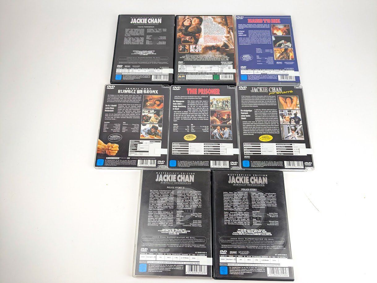 Tutti i DVDs: JACKIE CHAN DVD - Sammlung 8stk. – Usato da Thun venduto da Restwert_Thun 1