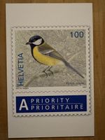 AK mit Tier Briefmarken Motiv von Eva Ch. Weber