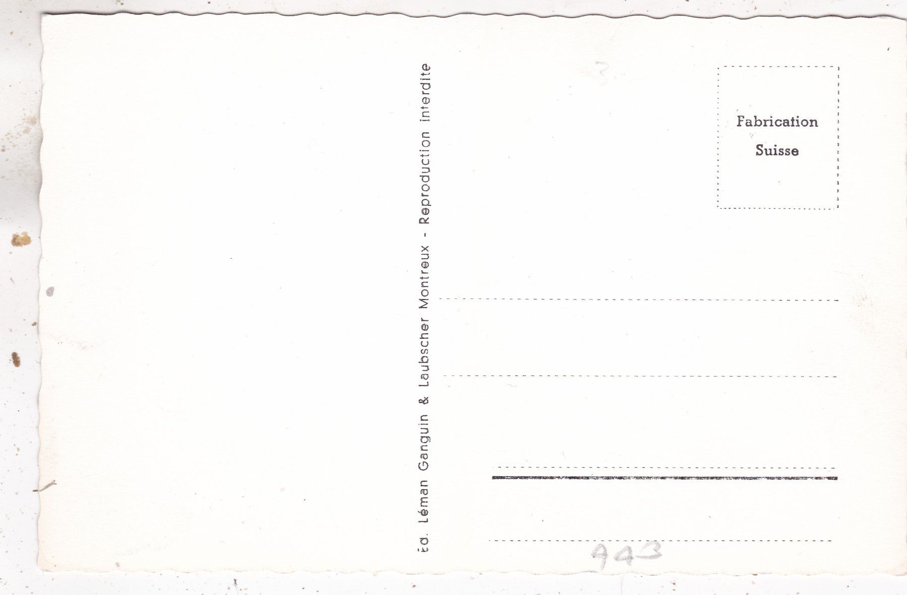 Ansichtskarten: Villeneuve et le Grammont – Gebraucht aus Herisau von Lisegrat2008 1