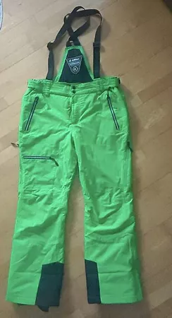 Skihose in grün, Größe xl