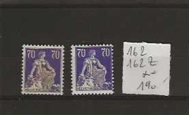 Alle Briefmarken: timbre 162 et 162Z ** SBK 190.-- – Neu (gemäss Beschreibung) aus Sorvilier von carose01
