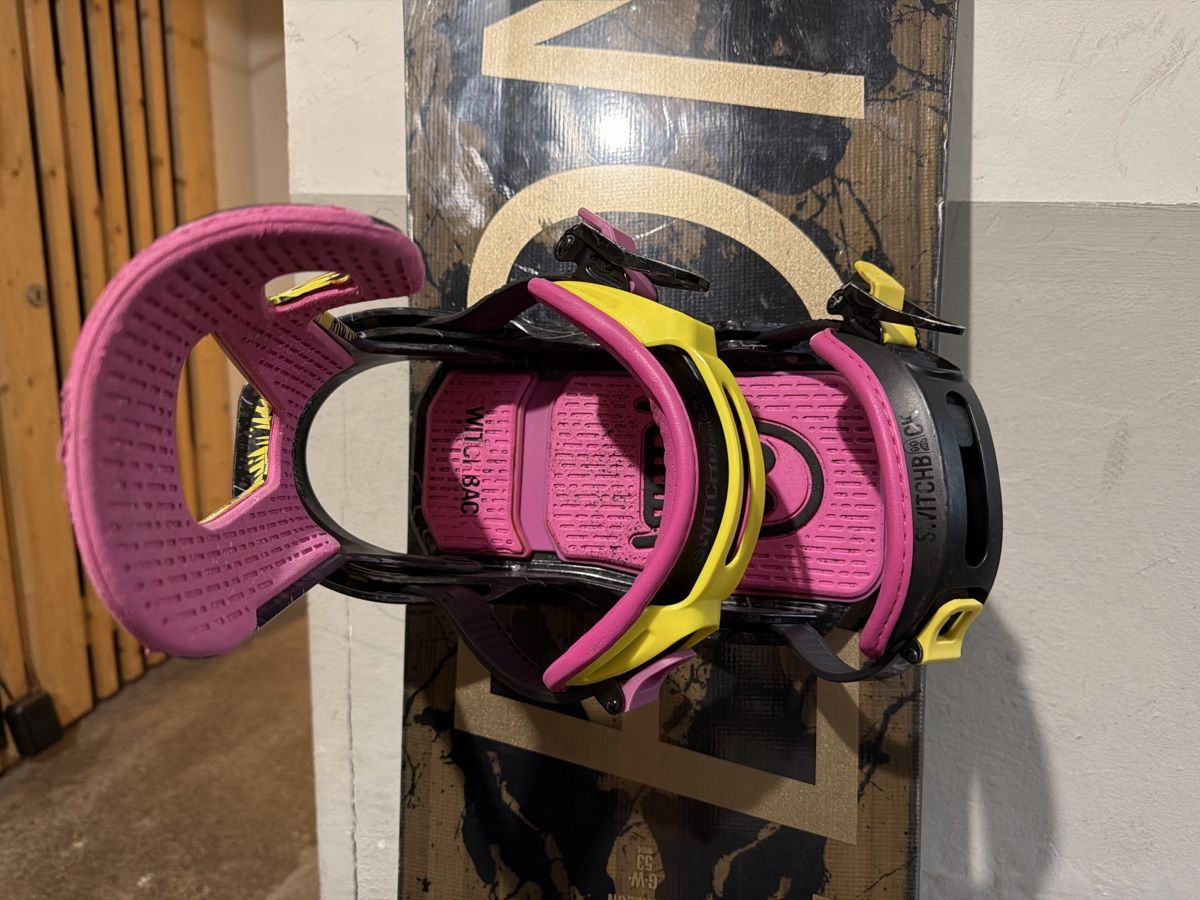 Board: Bataleon Snowboard G.W. 53 Wide with Switchback Bindings – Usato da zürich venduto da extrabacon95 2