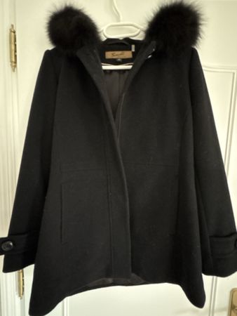 Sachi Collection Wintermantel XS mit Echtpelz-Besatz ❄️