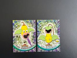 Pokémon Topps 1999 - Weepinbell + Sarazenia