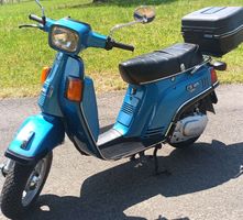 Suzuki CS 125 Roller blau mit Topcase. Schöner Zustand