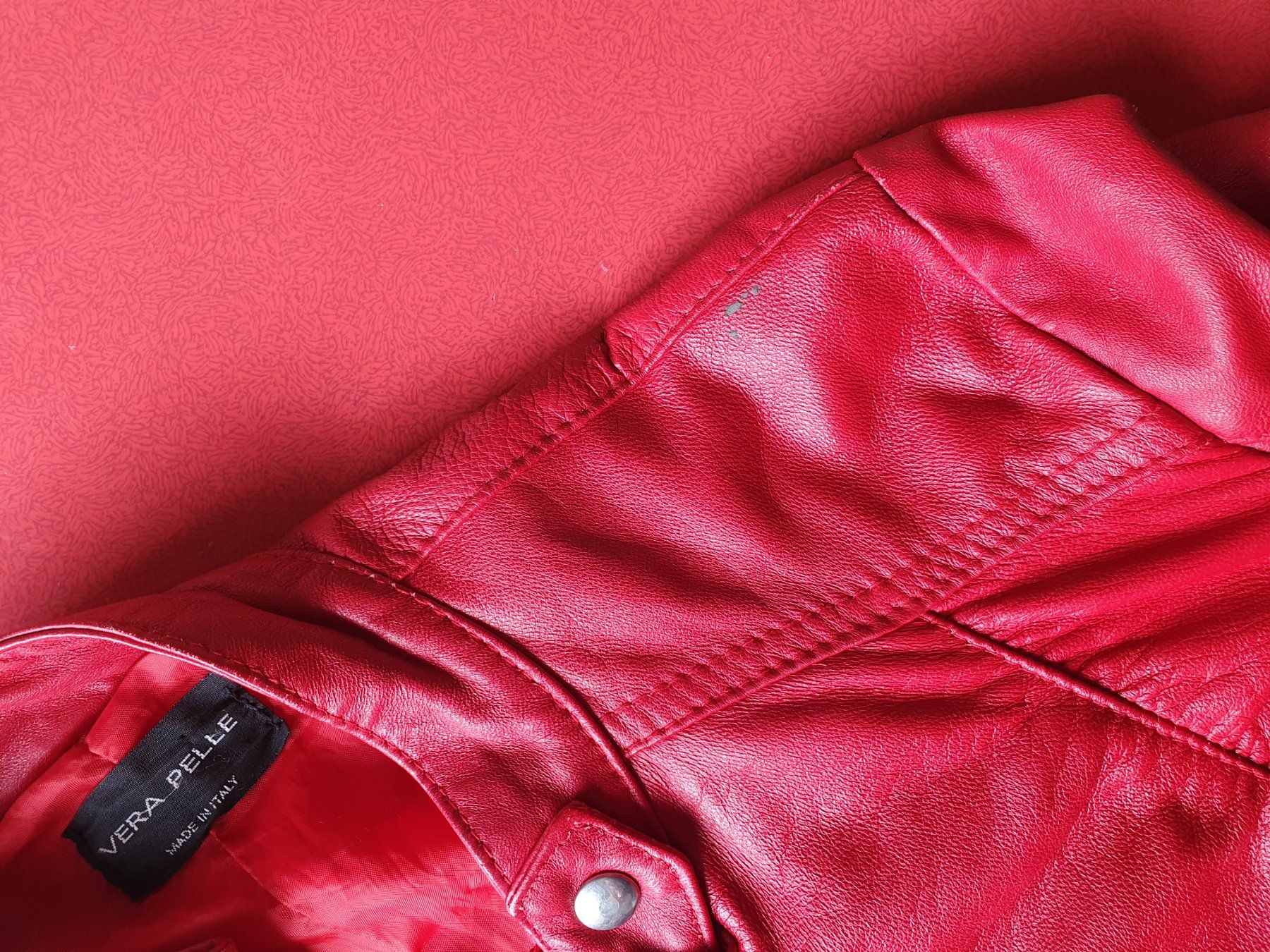 Jacken: Rote Lederjacke, echt Leder – Gebraucht aus Bern von Helays 6