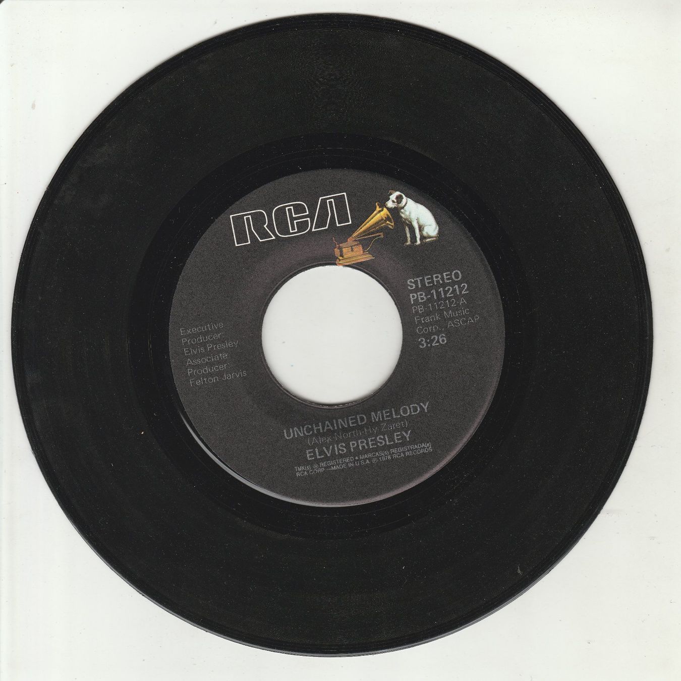 Dischi in vinile: Elvis Presley - Unchained Melody 7" Vinyl USA – Usato da Tübach venduto da JamesStone 2