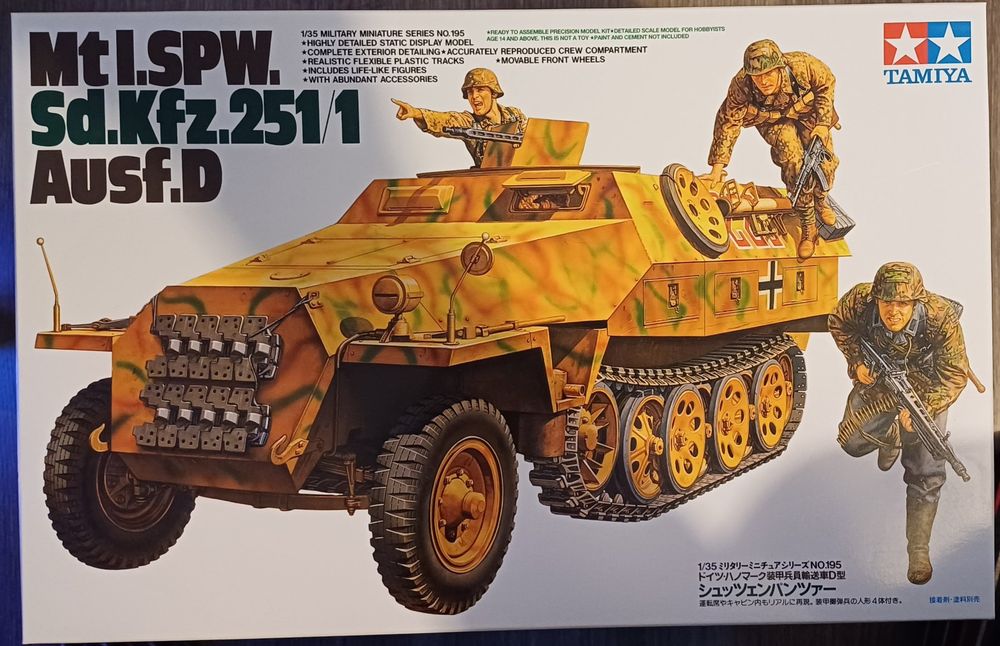 Tamiya 35195 – Sd.Kfz.251/1 Ausf.D (1/35) (Neu und originalverpackt) in ...