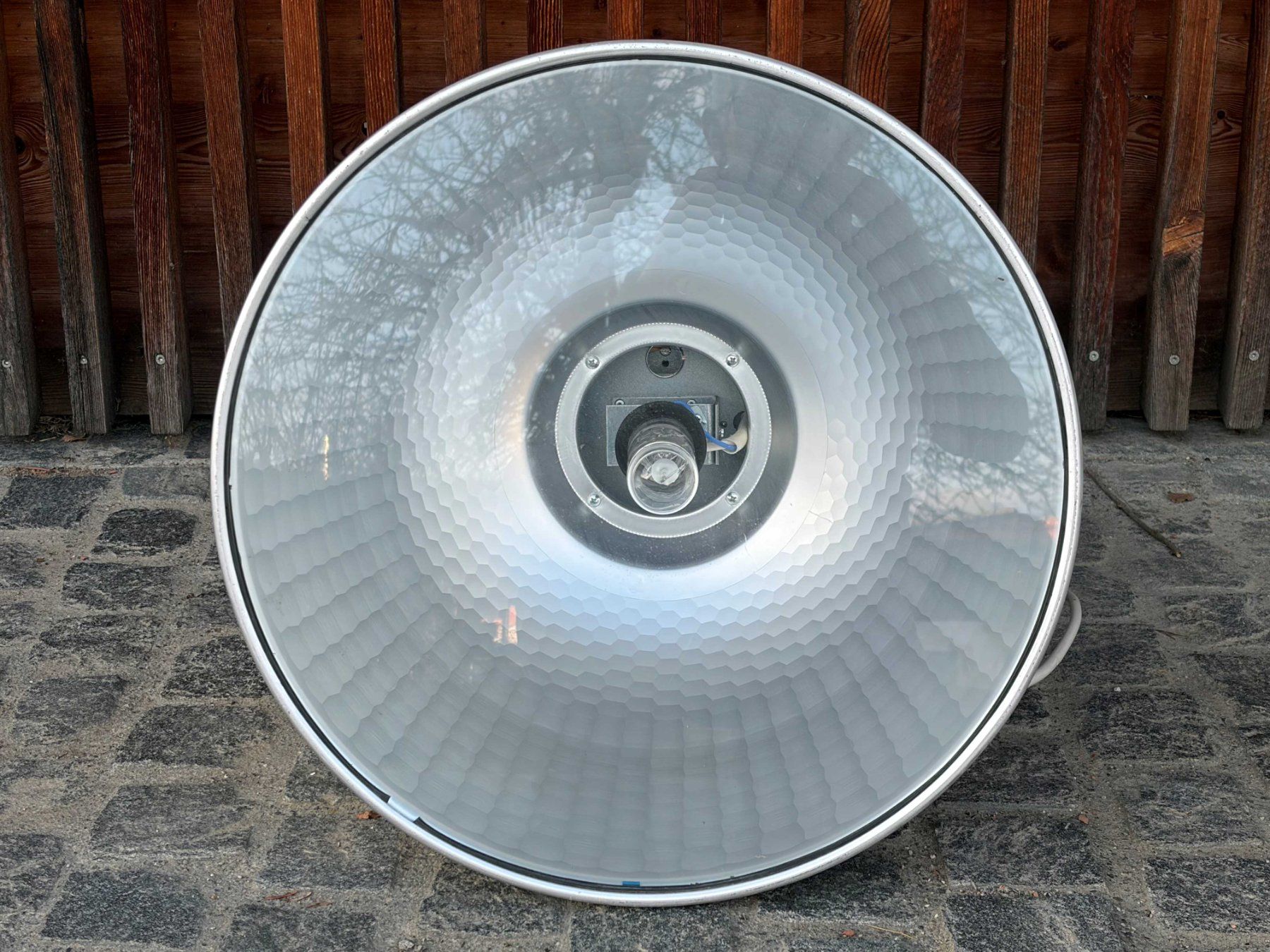 Schweizer Armee Lampade: Hallenlampe Industrielampe – Usato da Oberkulm venduto da OHO19 3