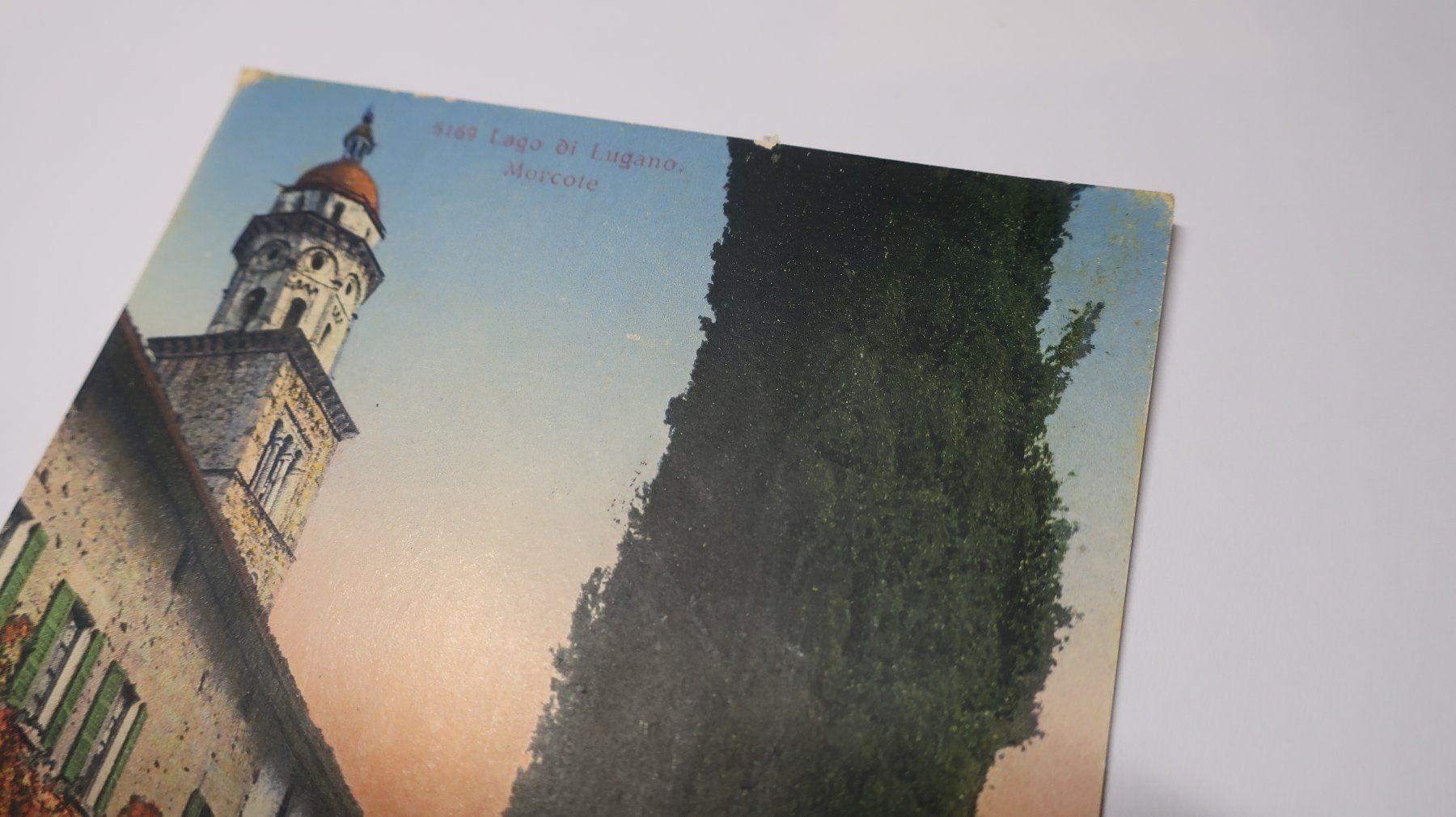 Cartoline postali: Lago di Lugano Morcote  1922 – Usato da Cormoret venduto da Pascalll2001 2