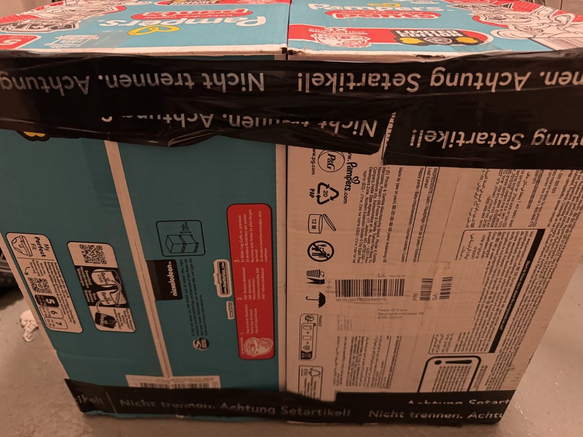 Pampers Secchi per pannolini & Pannolini: Diapers pampers Size 5 – Nuovo e nell'imballaggio originale da Zürich venduto da TheShips 1