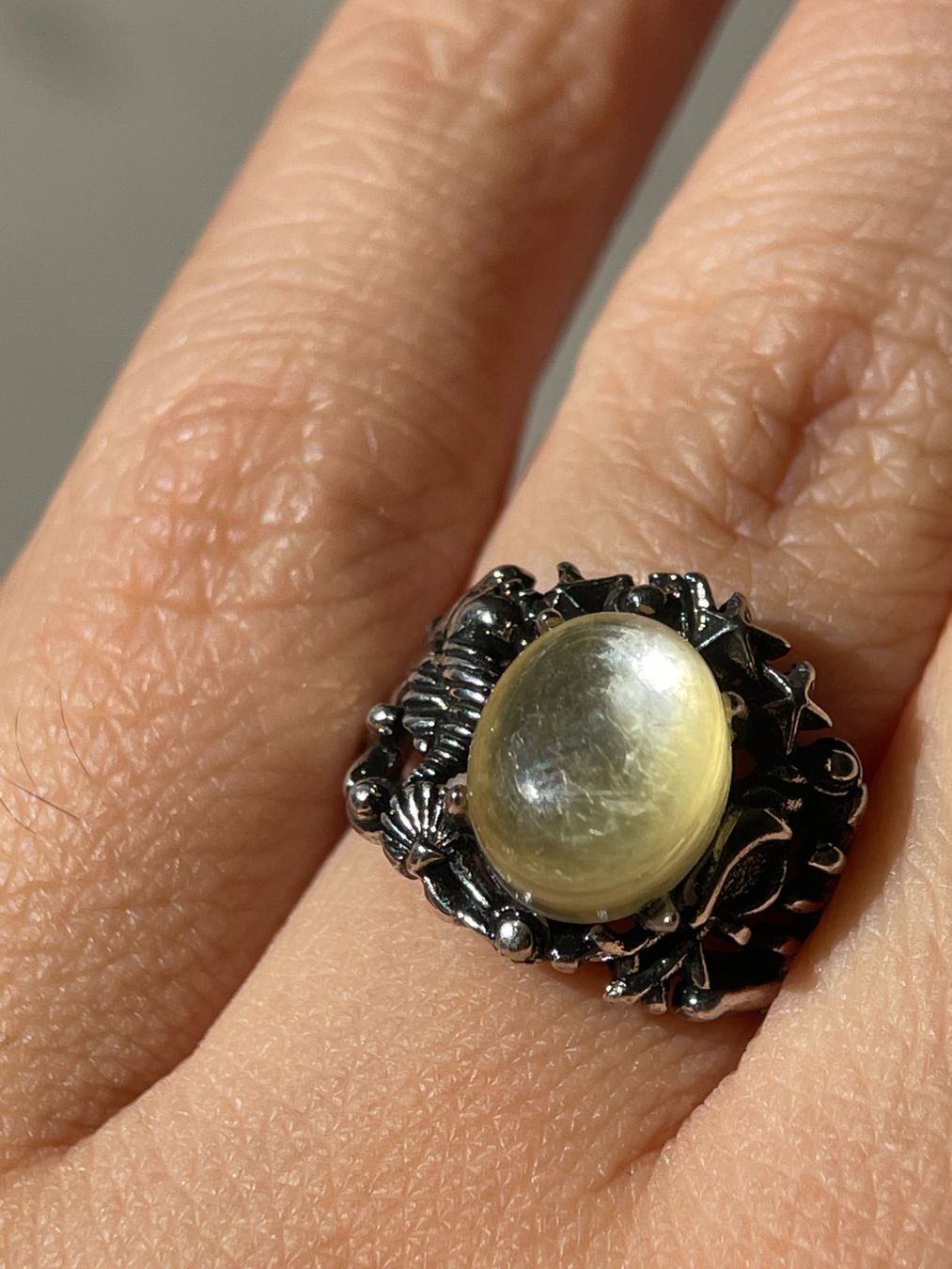 Anelli: Premium Vintage-Ring mit Phlogopit Verstellbar – Nuovo e nell'imballaggio originale da Schiers venduto da sisikristall 1