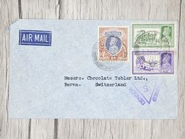 CL14 Enveloppe + Timbre Inde 19xx