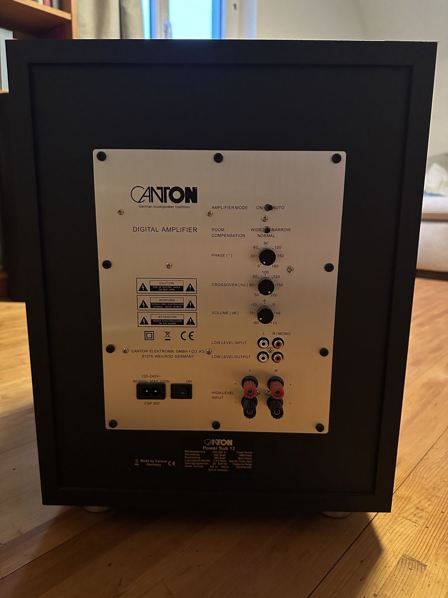 Canton Lautsprecher: CANTON - Power Sub 12 – Gebraucht aus Wettingen von Lerinsto 2