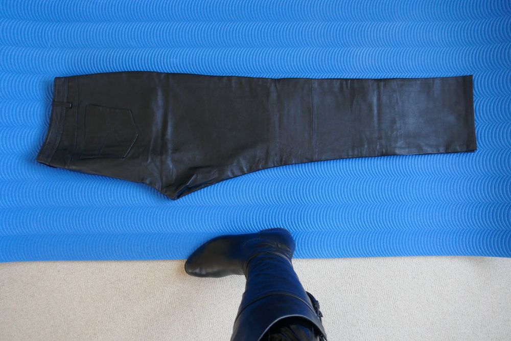 Echt Leder Herrenhose – Weiches Rindsleder, Nappaleder, 5-Pocket-Stil, Normale Größen S–XXL
