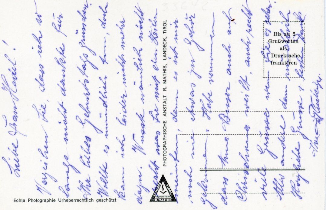 Cartoline postali: Compatsch   GR   im Samnauntal  (Unter Engadin) – Usato da Brig venduto da Valcards54 1