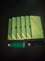 6xRolling Papers URS Slim Ultra Thin +Tips / 2xFeuerzeuge