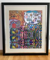 Hundertwasser Druck Hauskatze