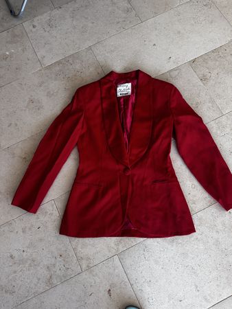 Cheap & Chic by Moschino Blazer Rot Gr. 38 Vintage 🥇