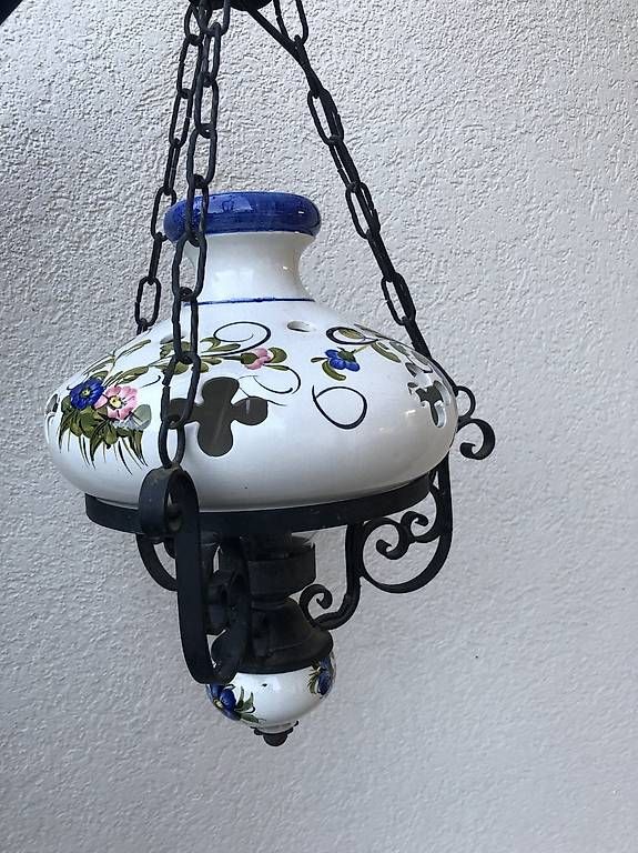 Lampade: Schmiedeeisen Lampe – Usato da Hägglingen venduto da kwe_2yhp