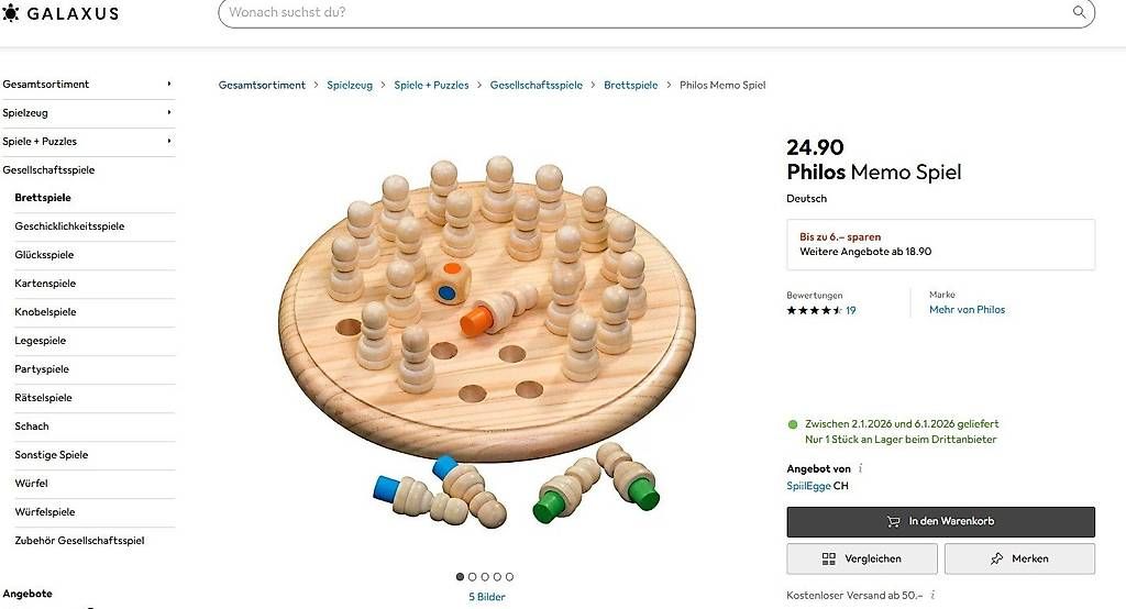 Giochi: Memo Spiel aus Holz – Usato da Sins venduto da Icezeit0 1