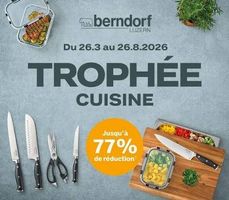6 cartes remplies Coop Trophy Cuisine/6 volle Karten Coop Tr