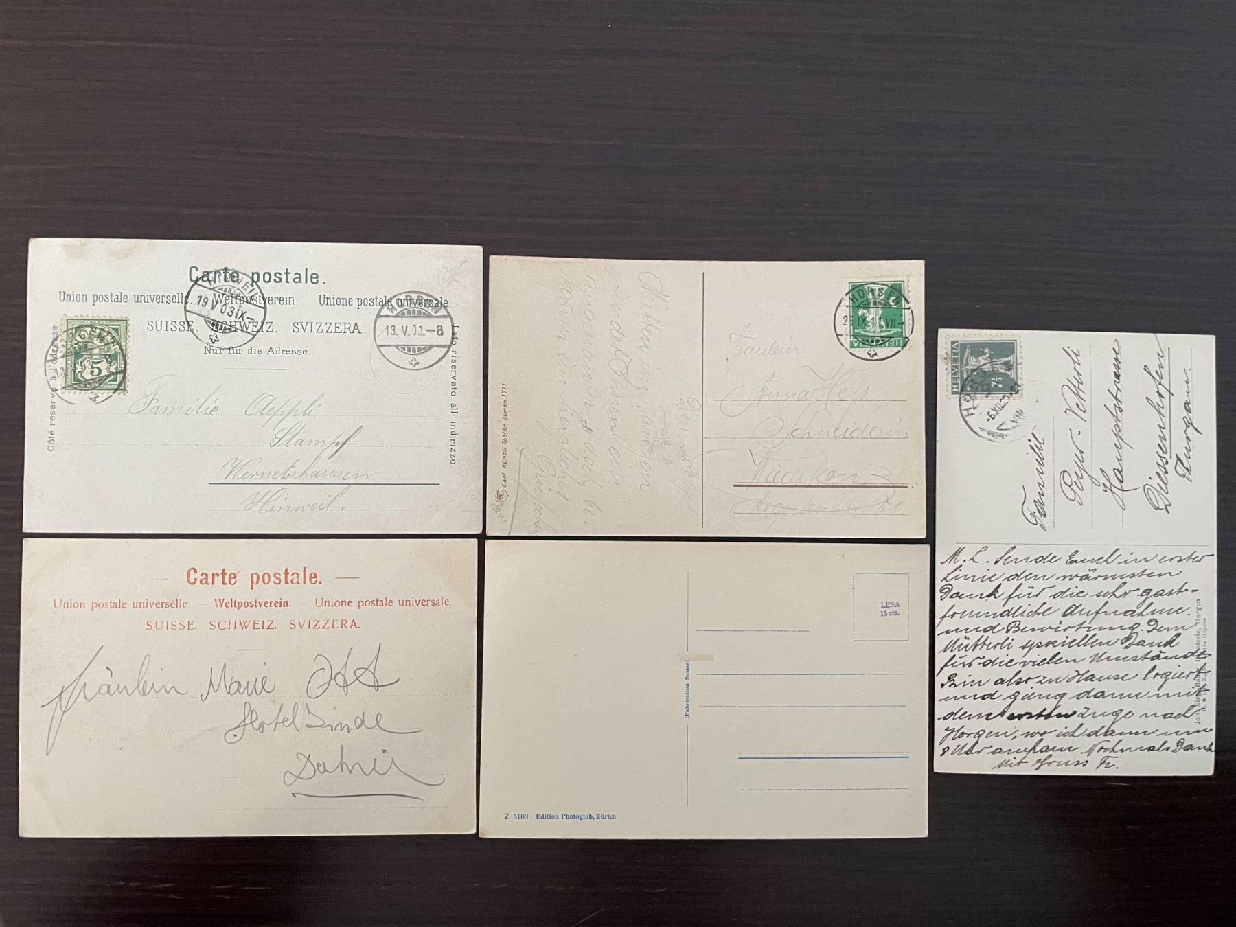 Cartoline postali: HORGEN Ortsansicht / Ortspartie, 19 Ansichtskarten – Usato da Wald ZH venduto da TLILEF 6