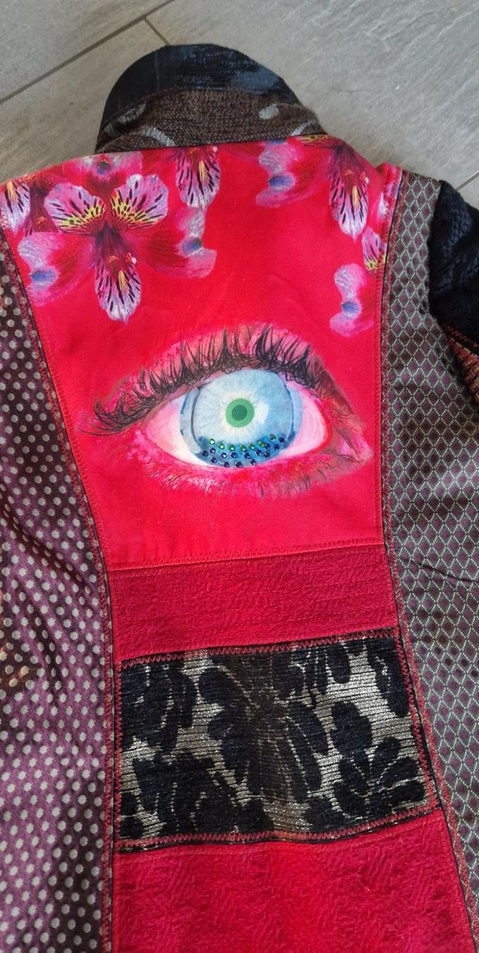 Desigual Mäntel: Mantel Desigual Patchwork bunte Knöpfe Grösse M – Gebraucht aus Neuenkirch von grisuleon1 4