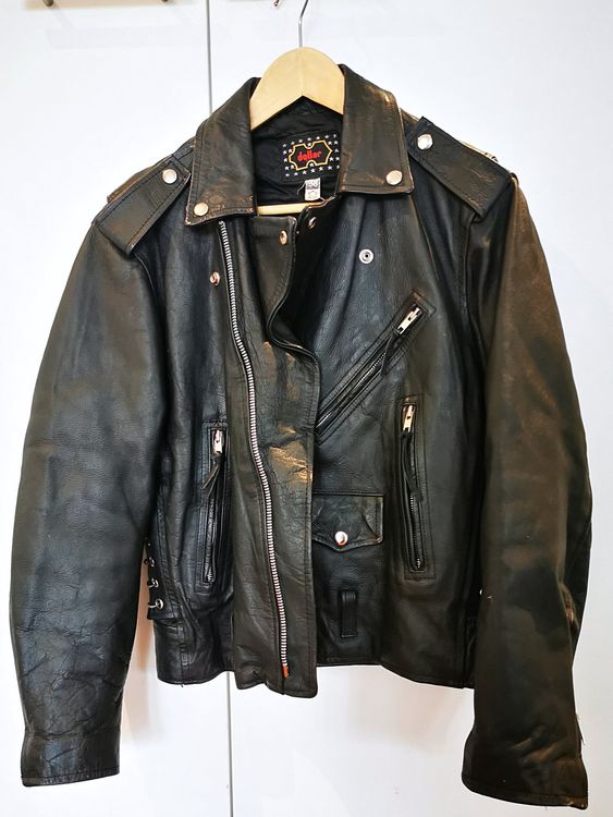 Rocker Lederjacke Vintage | Kaufen auf Ricardo