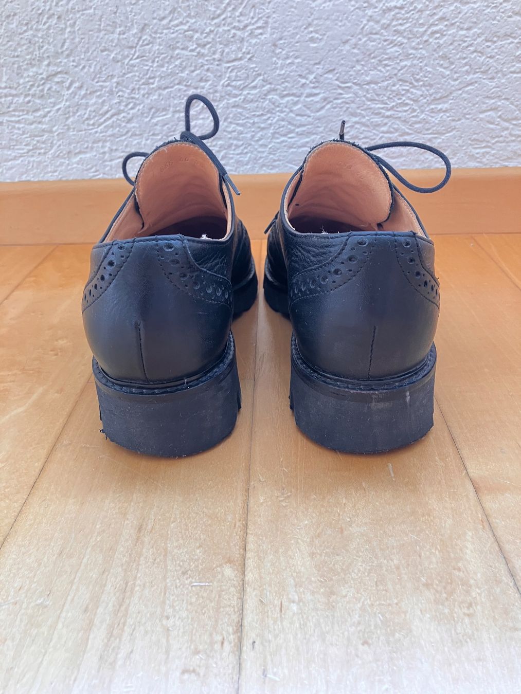 Hessnatur Scarpe da donna: Leder Schnürschuhe, schwarz, Grösse 40 – Usato da Oberlunkhofen venduto da Nuemmiis 4