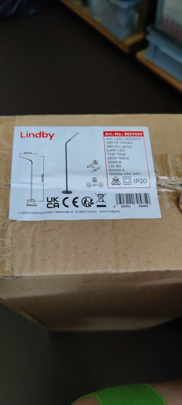 Lampade: Bogenstehlampe – Nuovo e nell'imballaggio originale da Winterthur venduto da Nori2 5