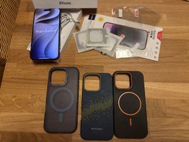 Apple iPhone 16 Pro – 128 GB – inkl. umfangreichem Zubehör