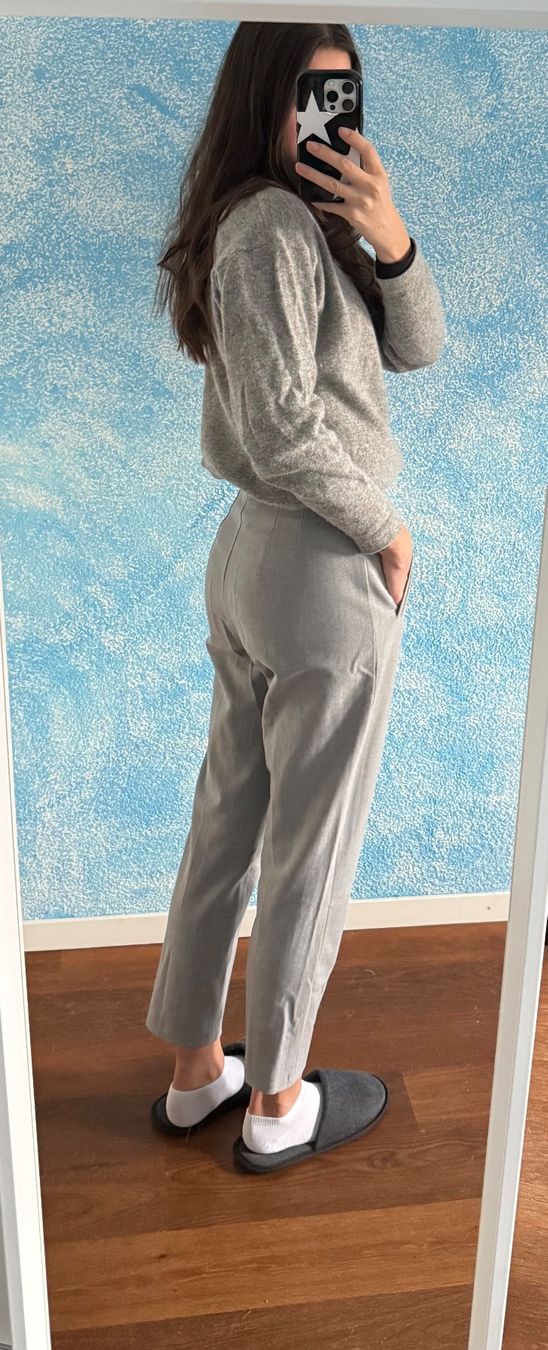 Zara Hosen: Zara high waisted Hose grau – Gebraucht aus Altendorf von Ga04 1