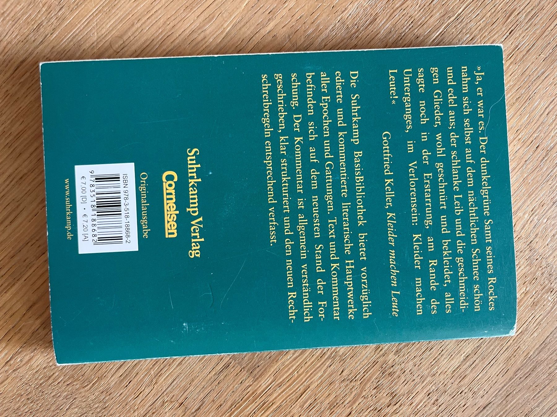 Libri: Gottfried Keller - Kleider machen Leute – Usato da Laupen BE venduto da lee_ym6v 1