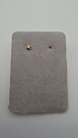 einzelner Ohrstecker Silber 925 vergoldet