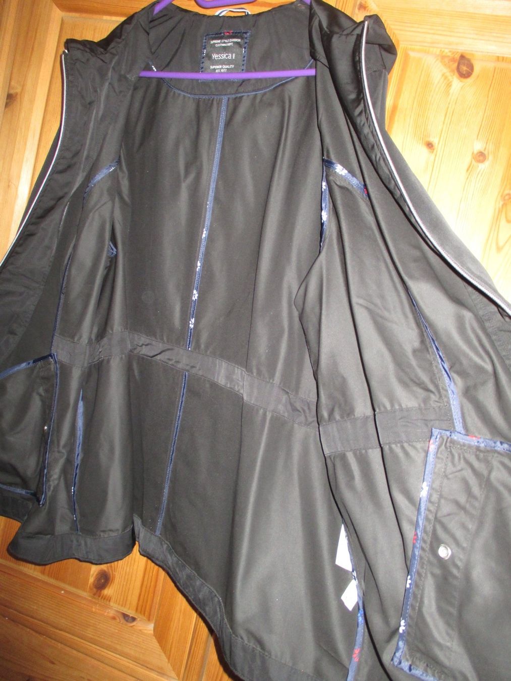 C&A Giacche: DAMEN ÜBERGANGS JACKE SCHWARZ GERADER SCHNITT GR.52 – Nuovo (secondo la descrizione) da Winterthur venduto da katzen07 6