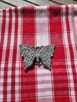Gürtelschnalle Schmetterling mit Strass , neu