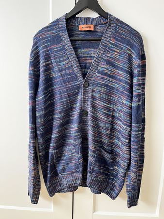 Missoni Strickjacke Cardigan Wolle Gr. 50