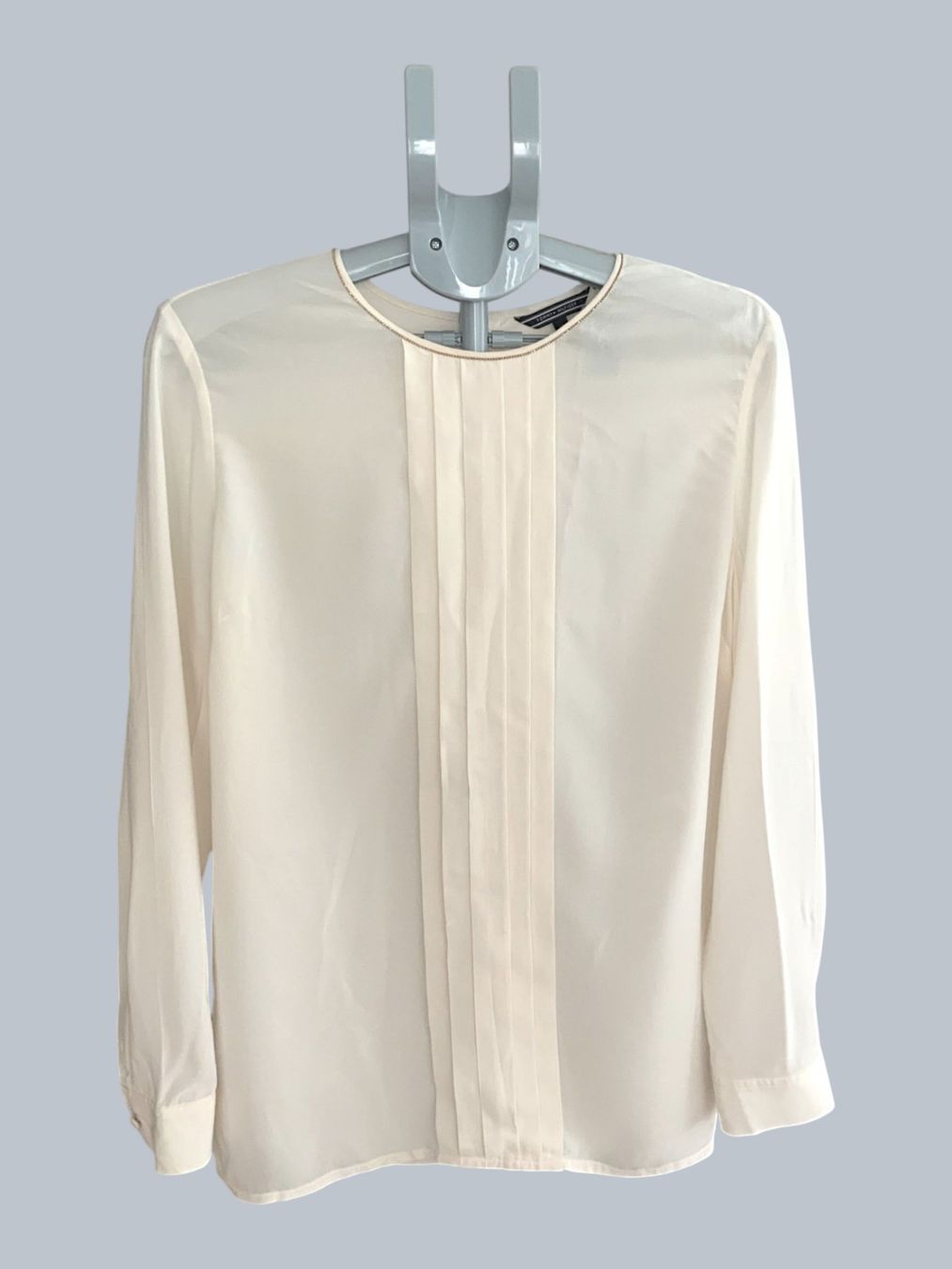 Tommy Hilfiger Camicette: Seidenbluse - Ivory Grösse : 40 / 42 – Nuovo (secondo la descrizione) da Meilen venduto da MaisonSelect 1
