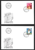 2 FDC 654 - 655 Serie Einzelmarken Europamarken ET 4.5.1981