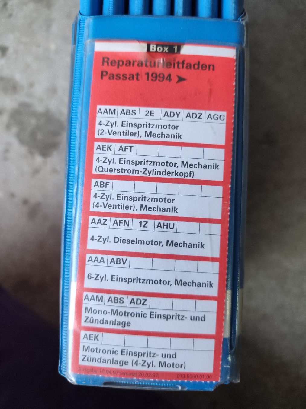 Libri: Werkstatthandbücher VW Passat 1994 – Usato da Rebstein venduto da andi322 1